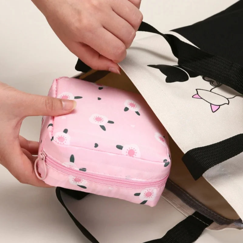 Portable Multi-Functional Sanitary Napkin and Travel Storage Pouch