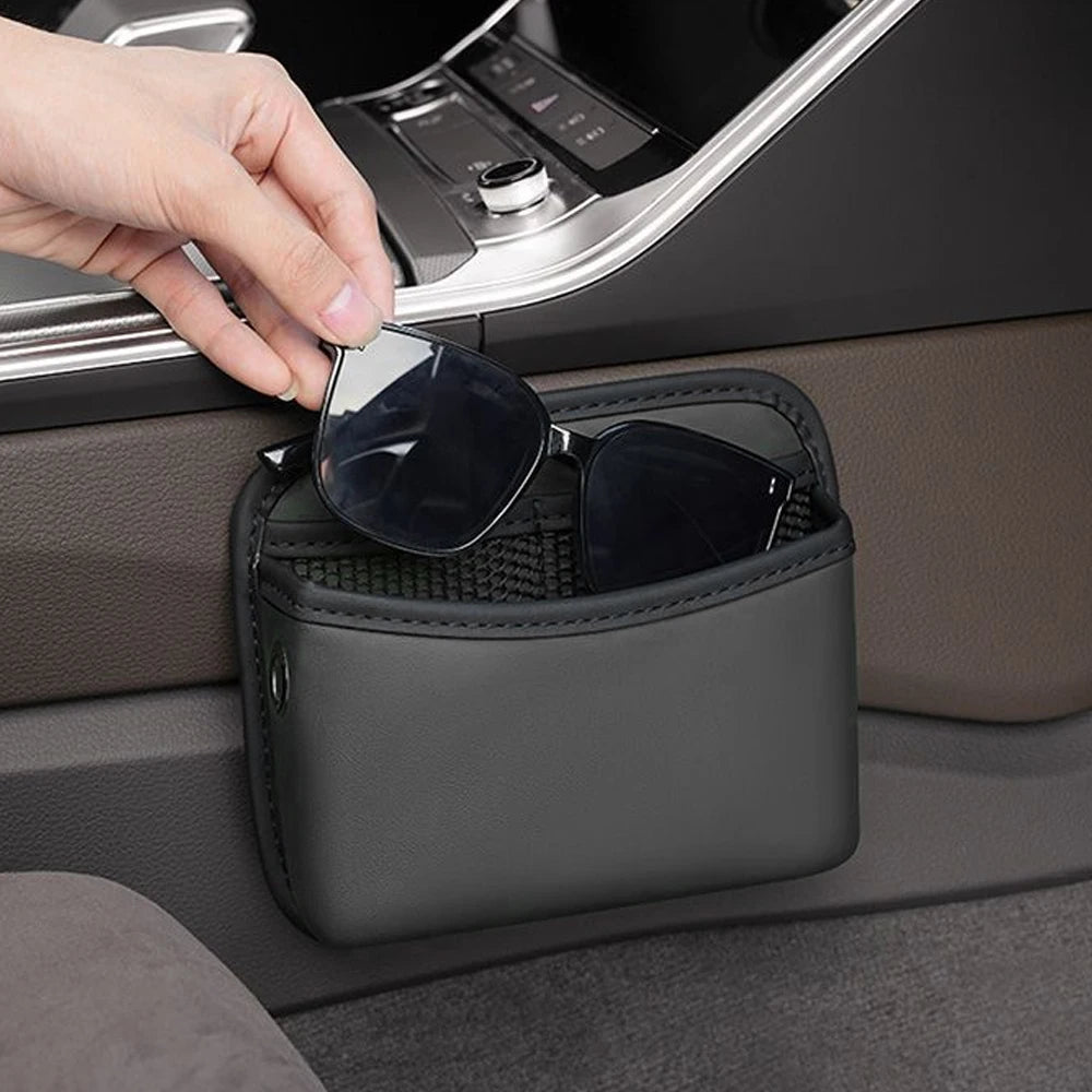 Universal PU Leather Car Door Storage Organizer