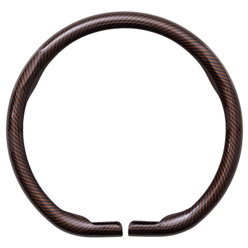 Universal Non-Slip Carbon Fiber Car Steering Wheel Cover - 6