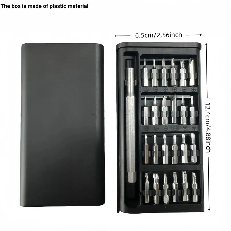 24-in-1 Precision Aluminum Screwdriver Repair Tool Kit