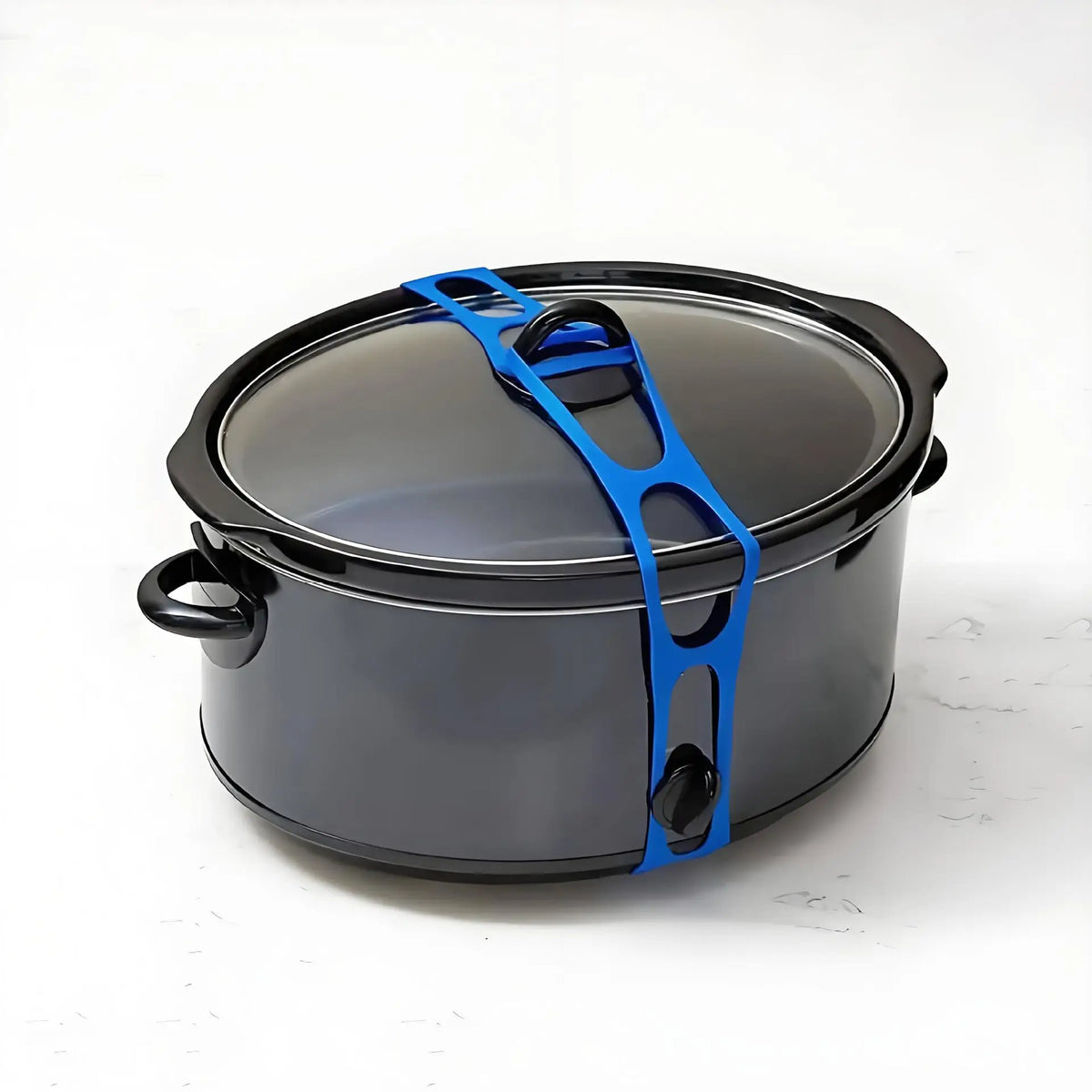 Elastic Pot Lid Securing Strap for Food Transport