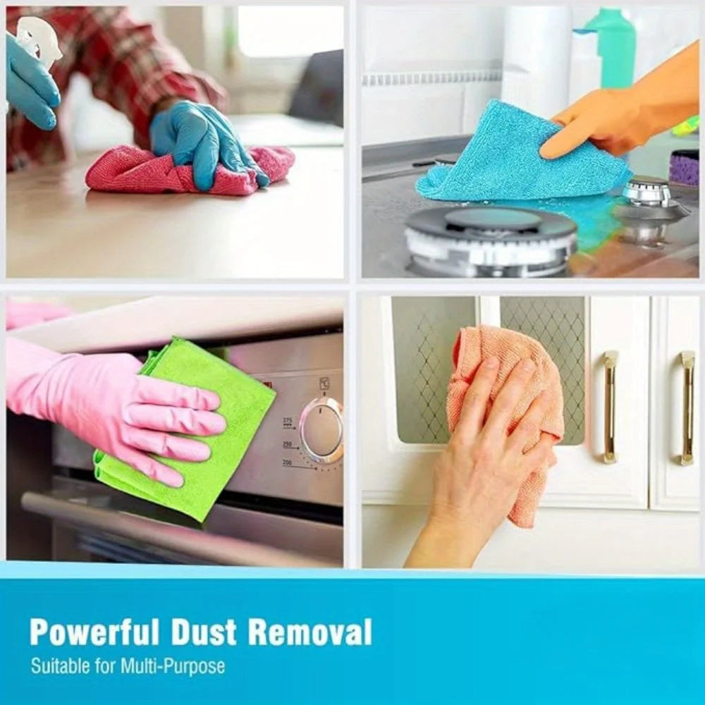 Absorbent Microfiber Cleaning Cloths for Home and Car