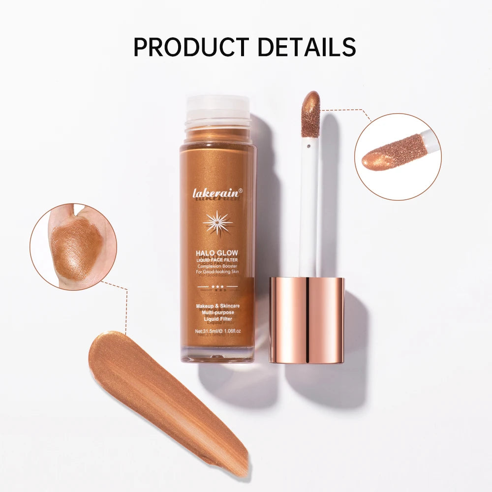 Halo Glow Liquid Face Filter Highlighter - 5