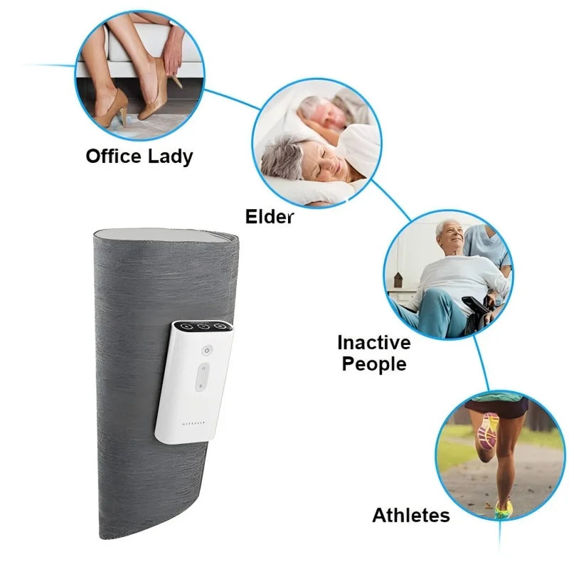 Cordless Air Compression Leg Massager for Muscle Relief