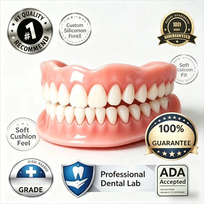 Comfortable Soft Denture Support for Missing Teeth Restoration - 10