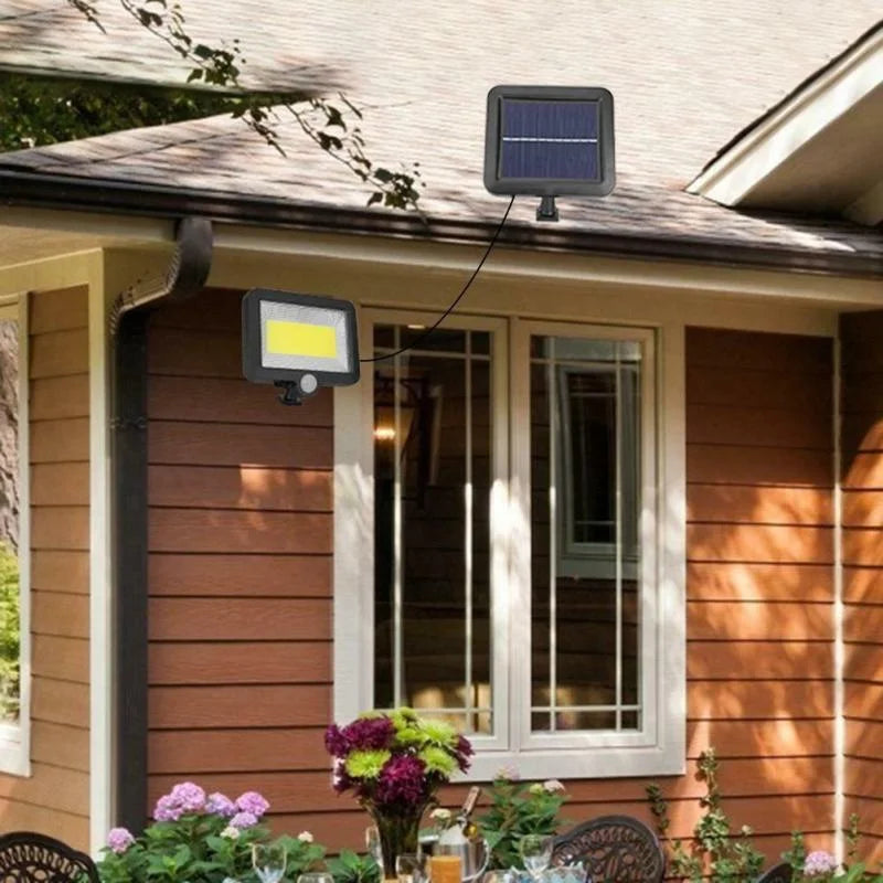 Waterproof Solar Motion Sensor Wall Light with Remote Control - 6