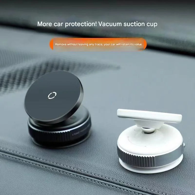 Magnetic Car Phone Mount with Vacuum Suction - 9