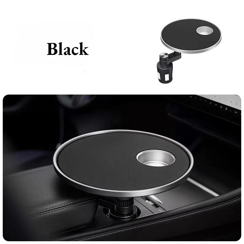 Adjustable Car Cup Holder Tray and Dining Organizer - 15