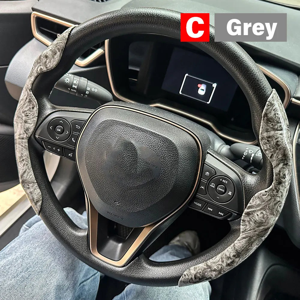 Universal Anti-Slip Car Steering Wheel Cover for 38cm Wheels
