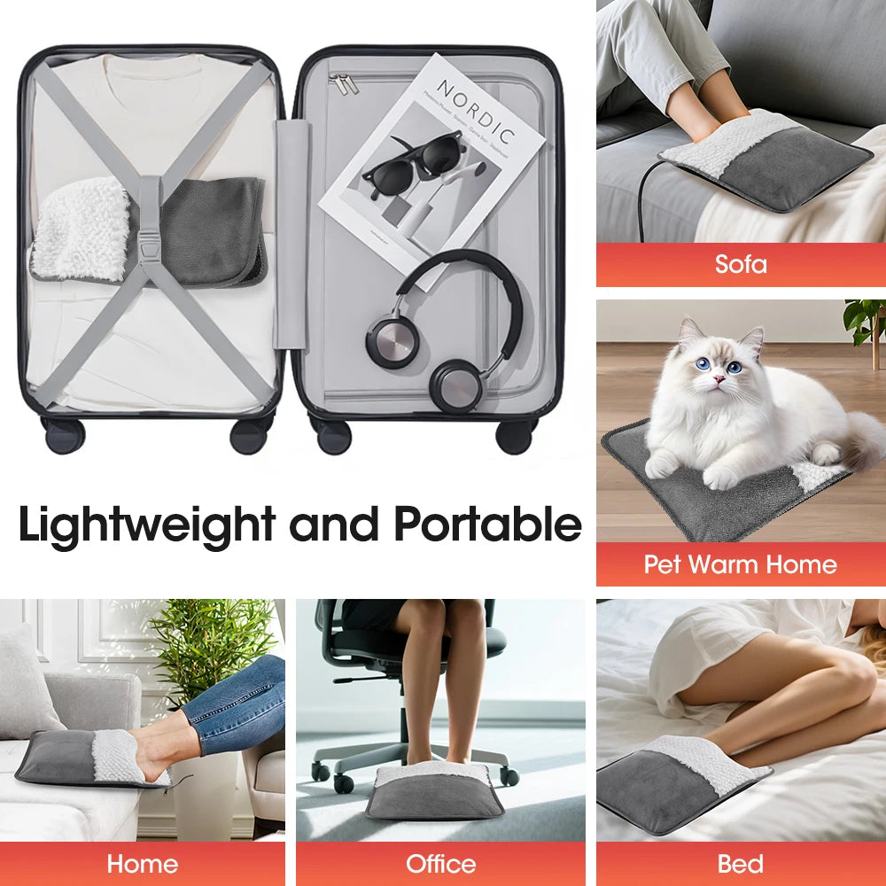 USB Electric Foot Heating Pad for Winter
