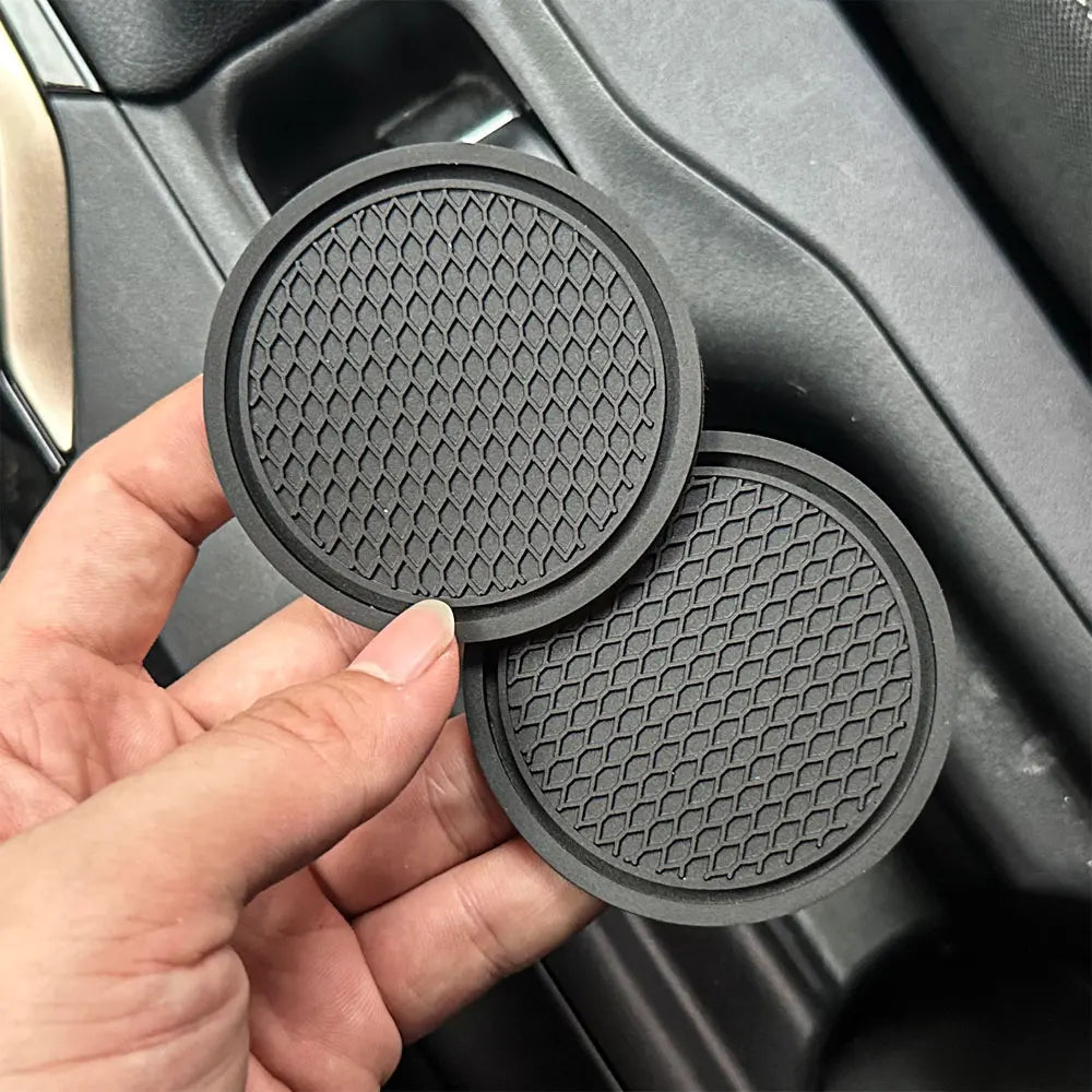 Non-Slip Car Cup Holder Coaster Inserts