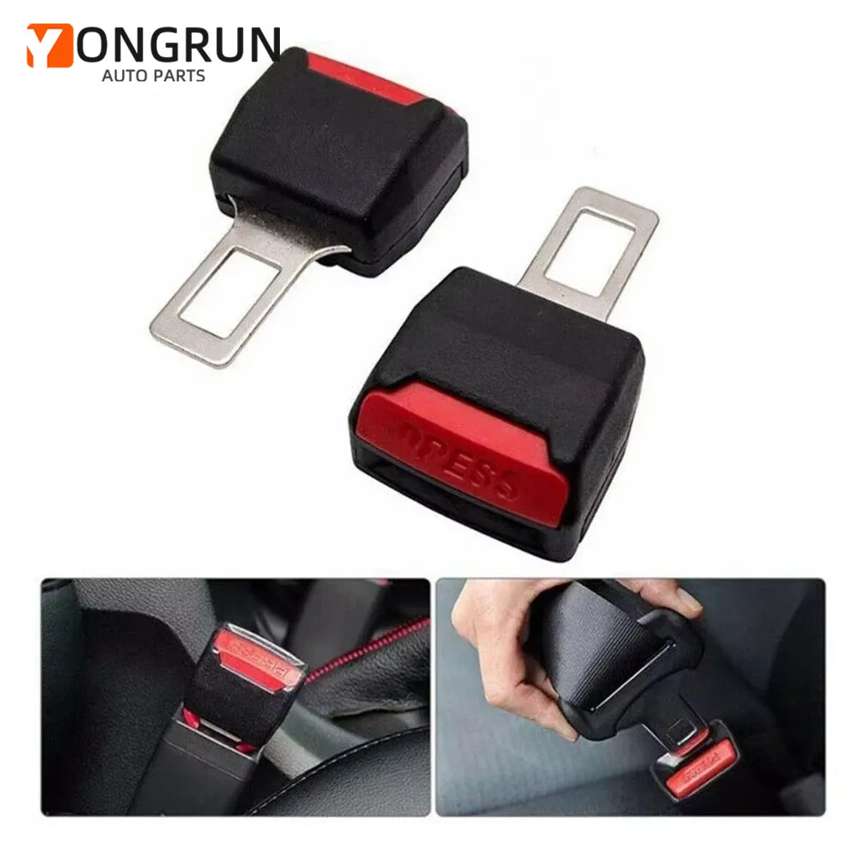 Universal Car Seat Belt Extender Buckle - 1