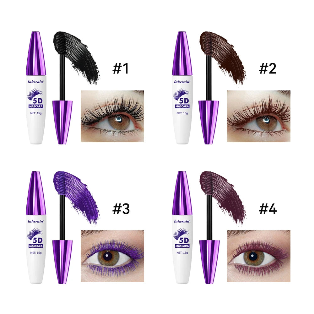 5D Waterproof Lengthening and Volumizing Mascara