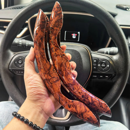 Anti-Slip Car Steering Wheel Booster Cover Set