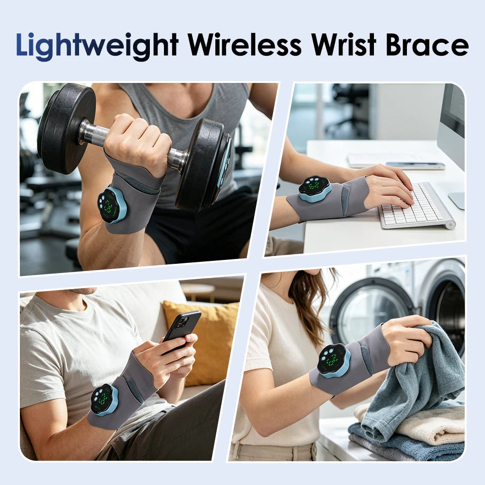 Electric Cordless Wrist Massager for Fatigue Relief