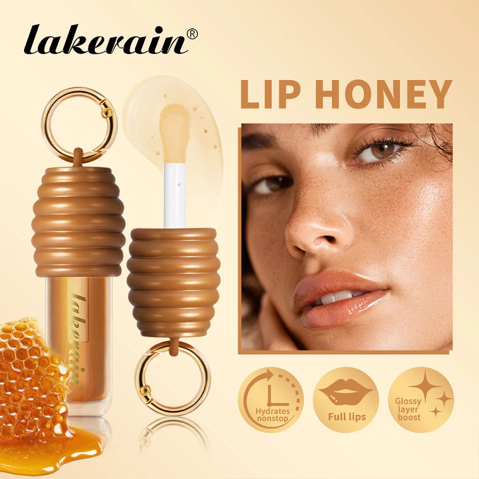 Honey and Chocolate Moisturizing Lip Gloss Set - 6