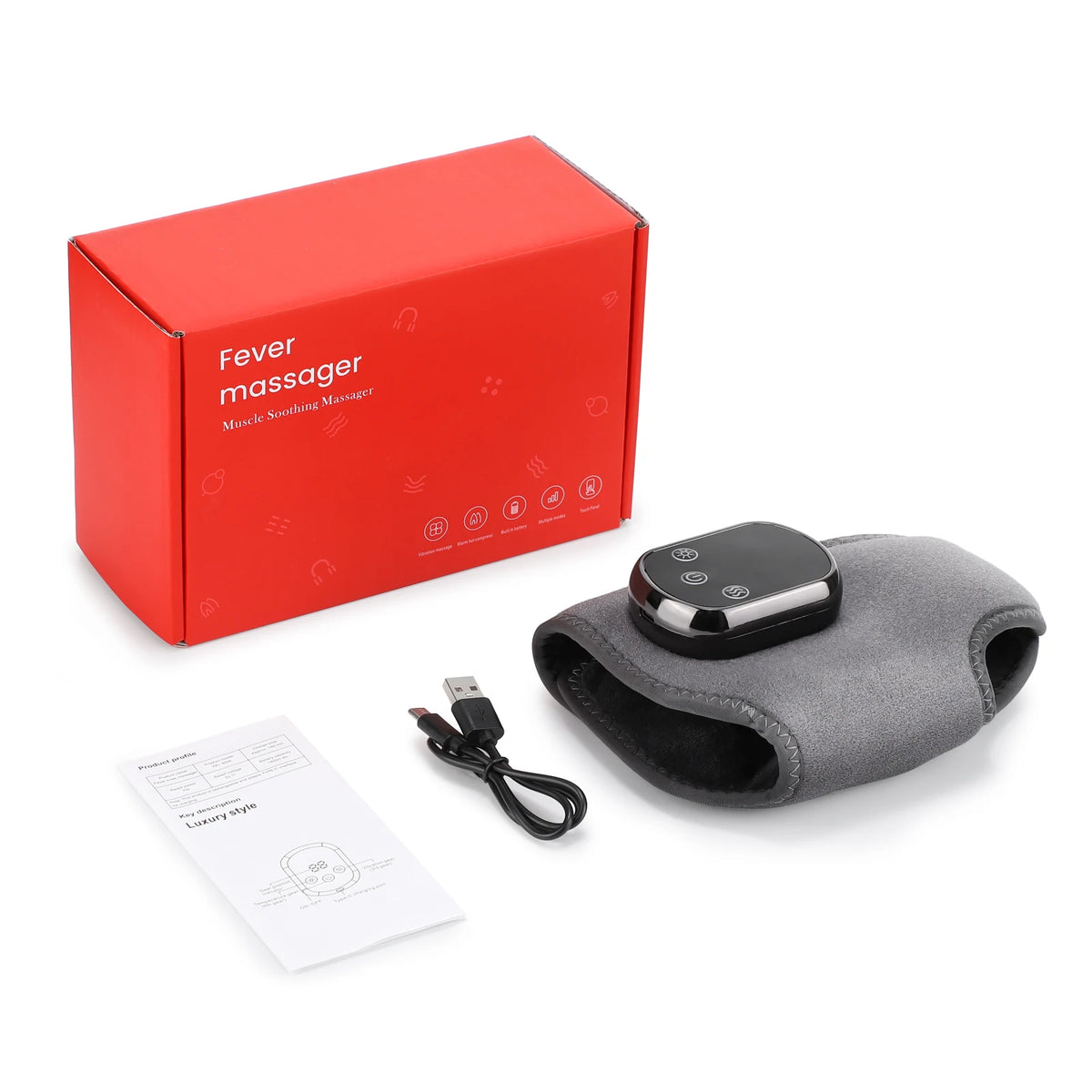Heated Vibrating Ankle Massager Wrap