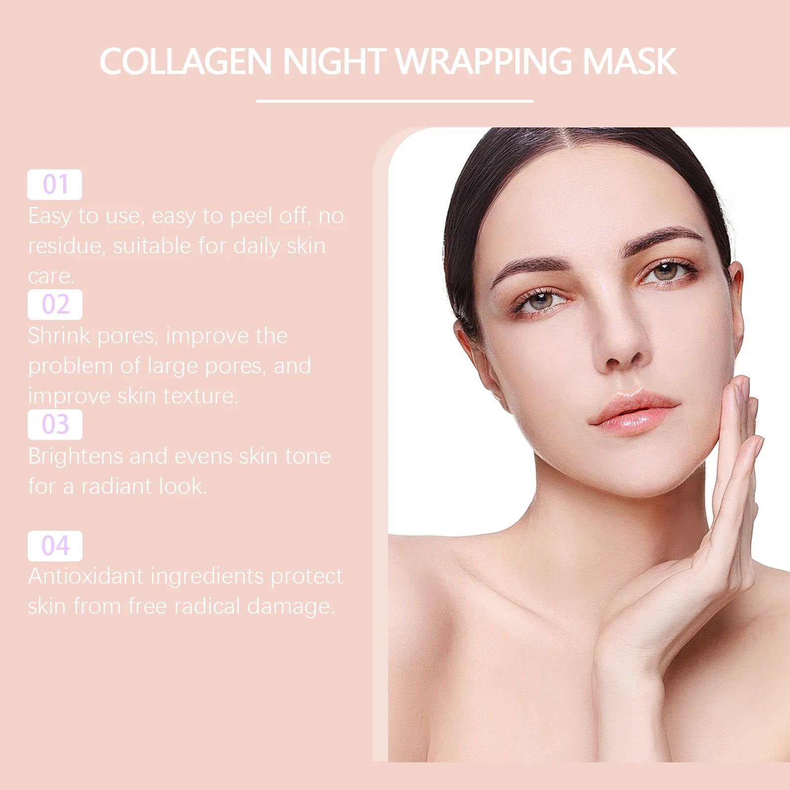 Collagen Firming Overnight Peel-Off Face Mask - 10