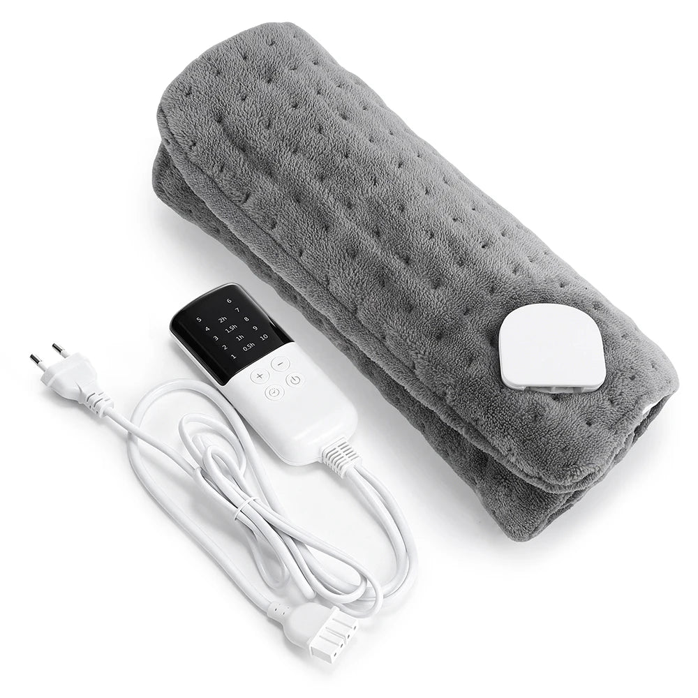 Electric Flannel Heating Pad for Pain Relief and Muscle Relaxation - 21