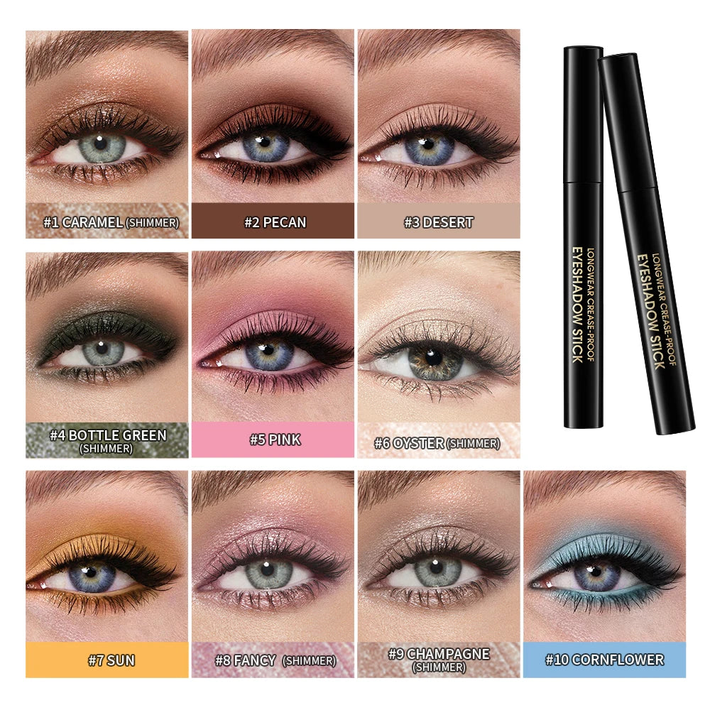 Long-Lasting Waterproof Cream Eyeshadow Stick