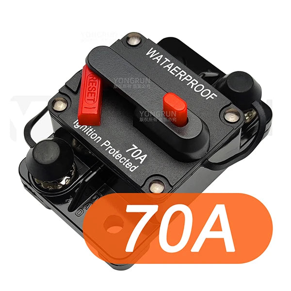 Waterproof Manual Reset Circuit Breaker for Car Audio - 7