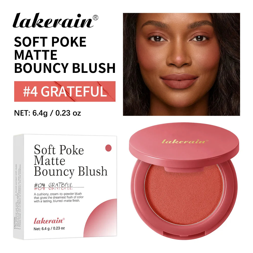 Matte Cream-to-Powder Bouncy Blush for Natural Flush - 25