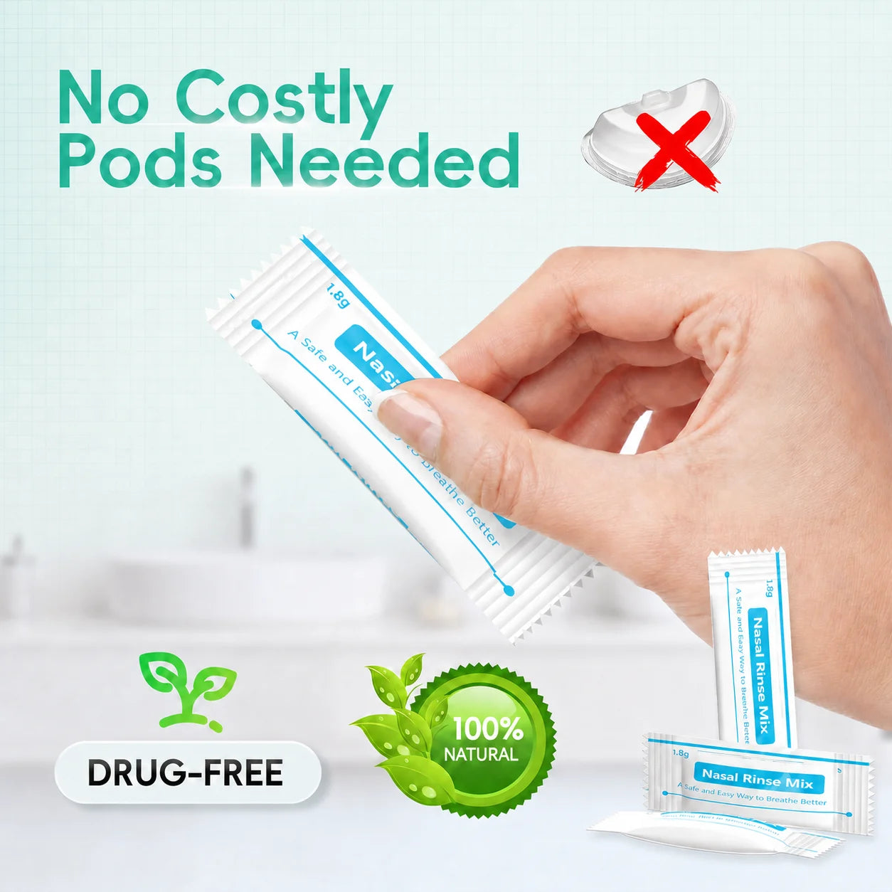 Electric Nasal Irrigator for Sinus Congestion Relief - 9