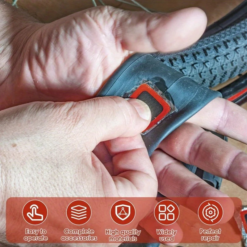 Comprehensive Bicycle Tire Repair Kit for Road and Mountain Bikes - 3