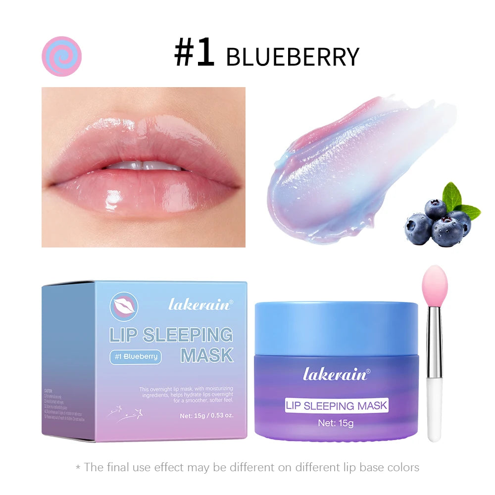 Hydrating Dual-Color Lip Sleeping Mask for Dry Cracked Lips - 32