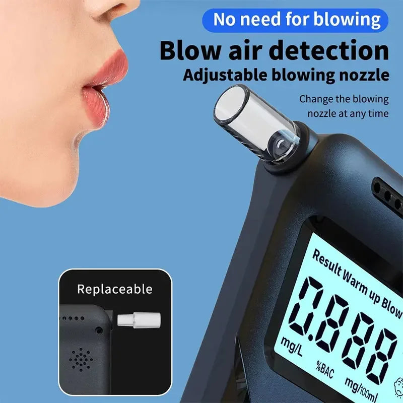 Portable Digital Breathalyzer Alcohol Tester - 4