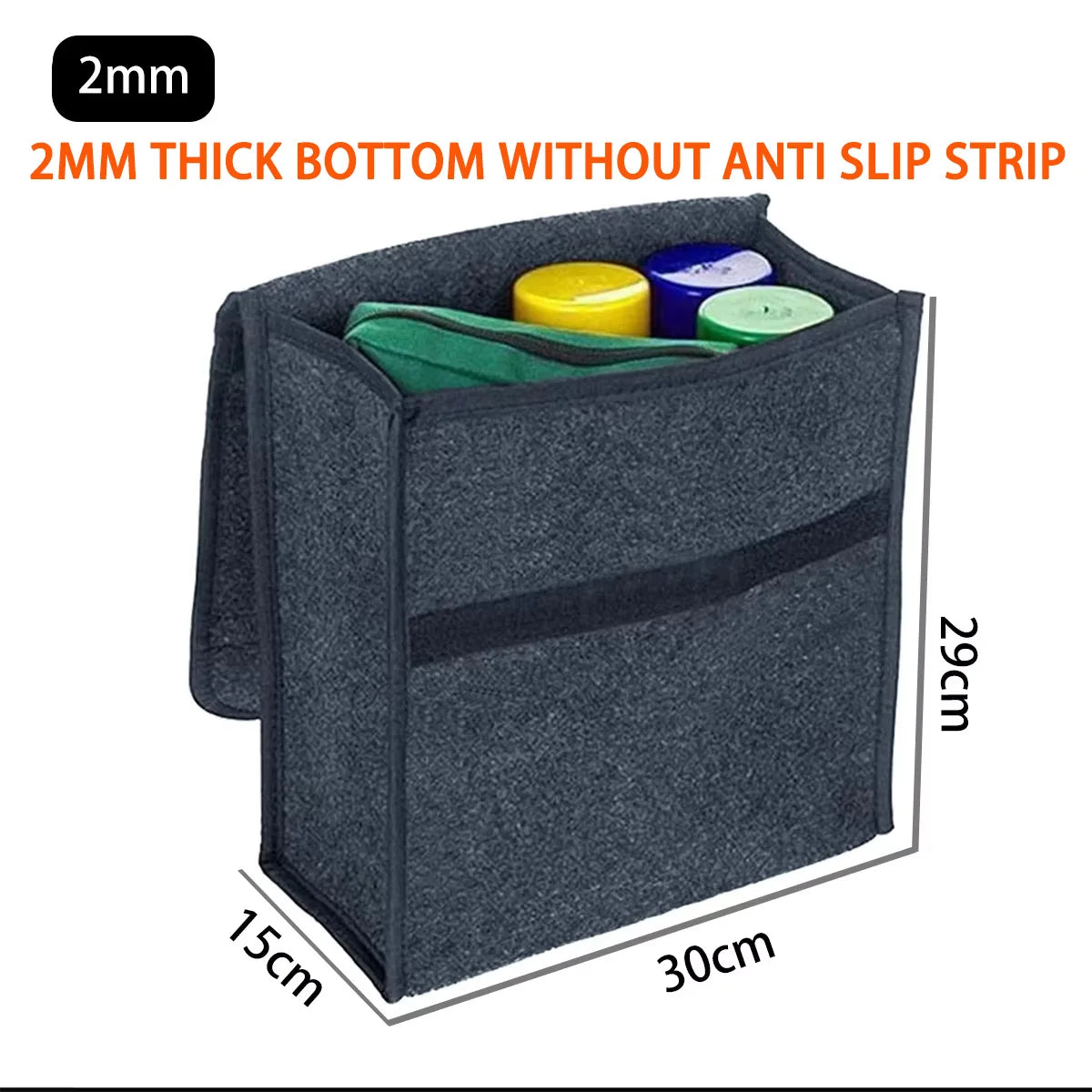 Portable Car Trunk Organizer Felt Storage Bag for Auto Tools