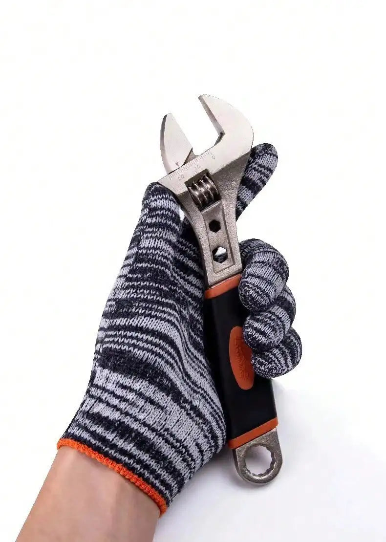 Knitted Polyester Safety Work Gloves for Industrial and Construction