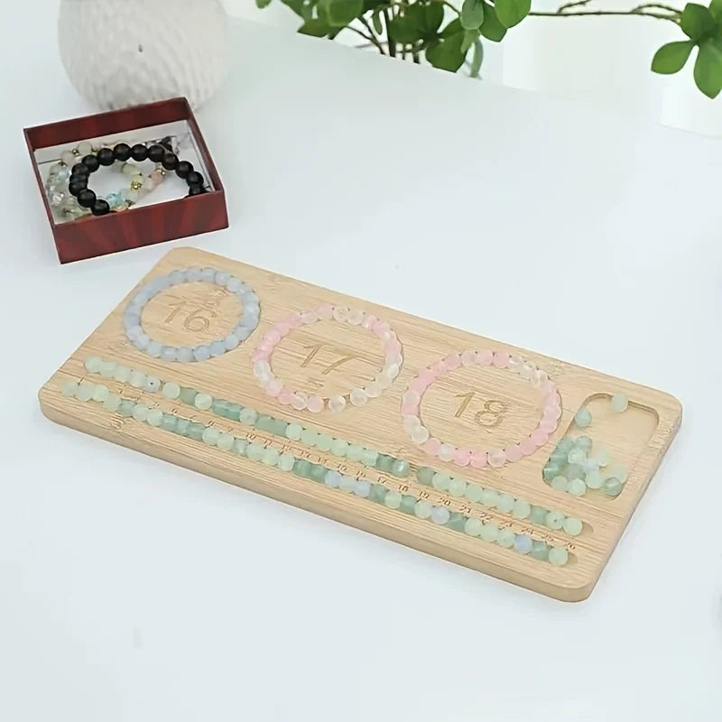 Wooden Bead Design Board for Jewelry Bracelet Making - 10