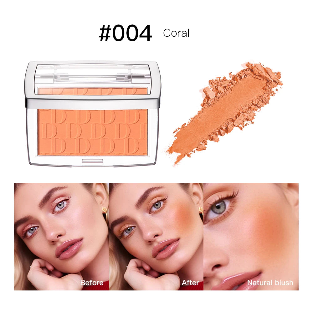 Matte Embossed Pigmented Face Blush Palette - 22