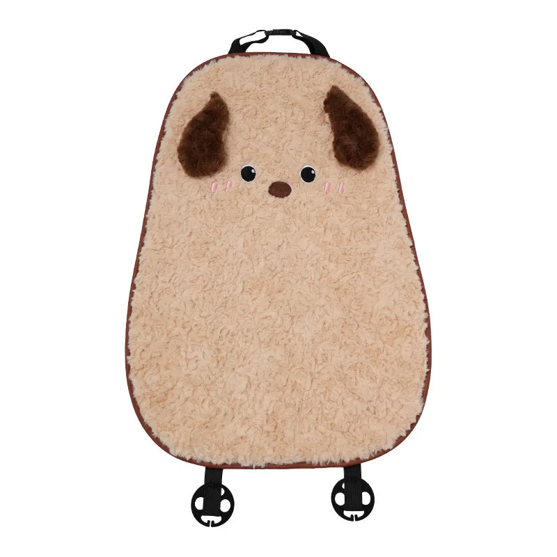 Cute Cartoon Animal Plush Car Seat Cushion and Pillow Set - 20