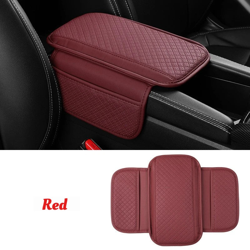 Car Center Console Armrest Cushion with Storage Pocket - 16