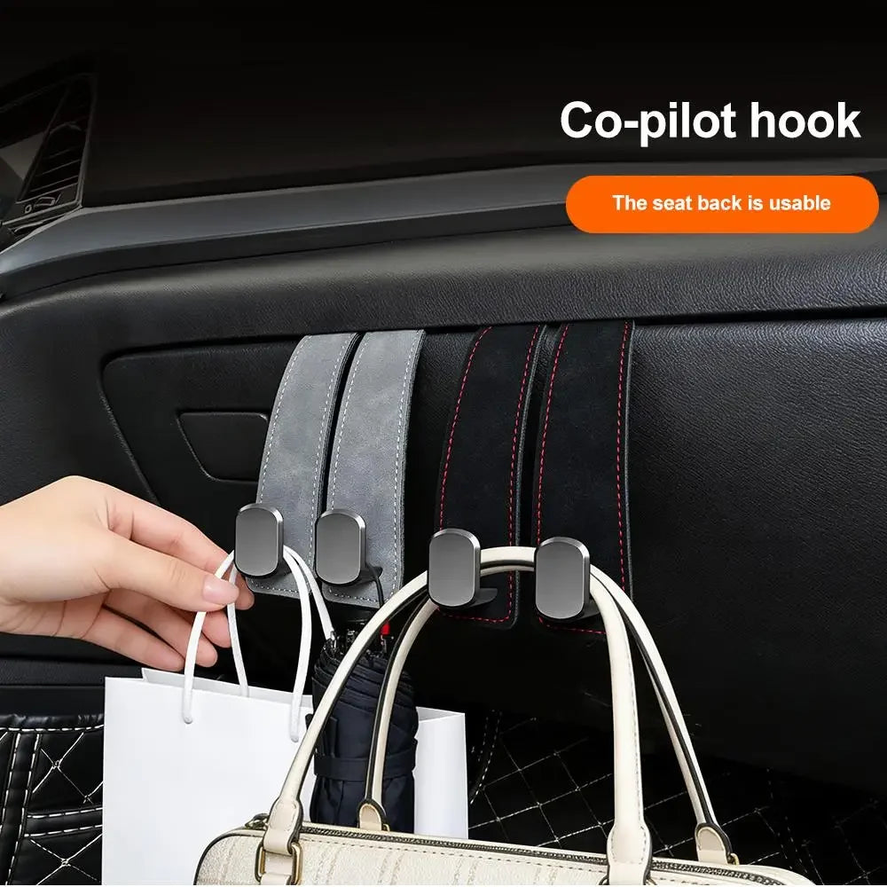 Universal 2-in-1 Car Headrest Hook and Storage Hanger - 10