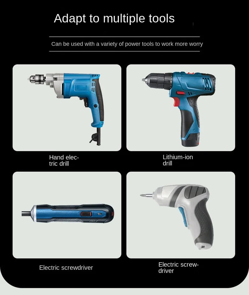 Magnetic Non-Slip Crosshead Drill Bit Set for Impact Drivers - 15
