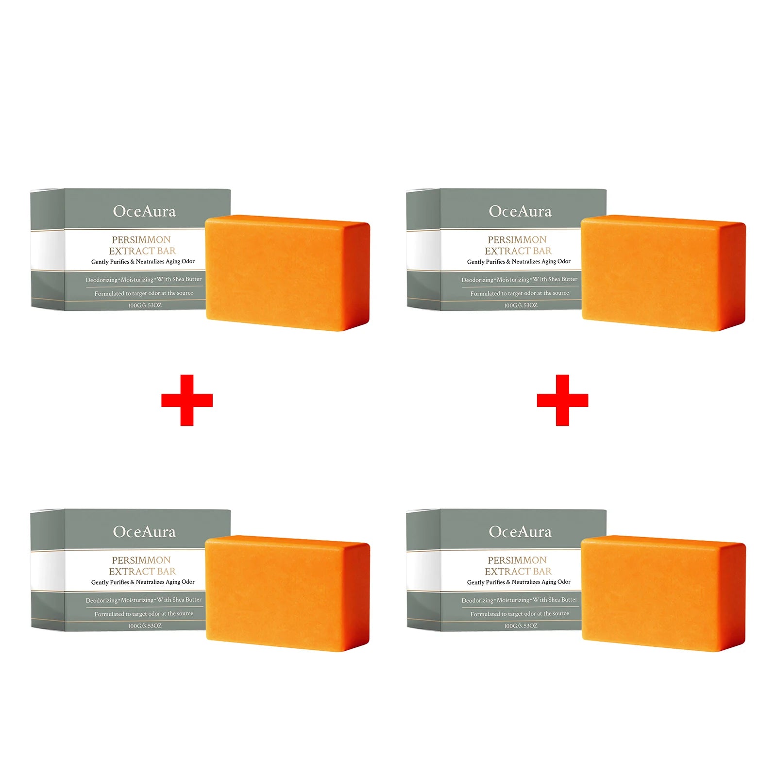 Natural Persimmon Deodorizing Body Soap for Aging Odor - 14