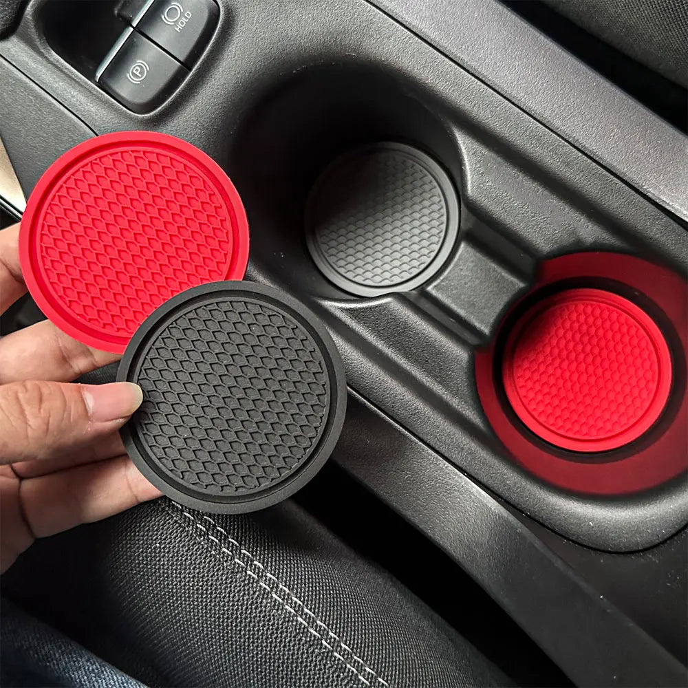 Anti-Slip Silicone Car Cup Holder Coasters
