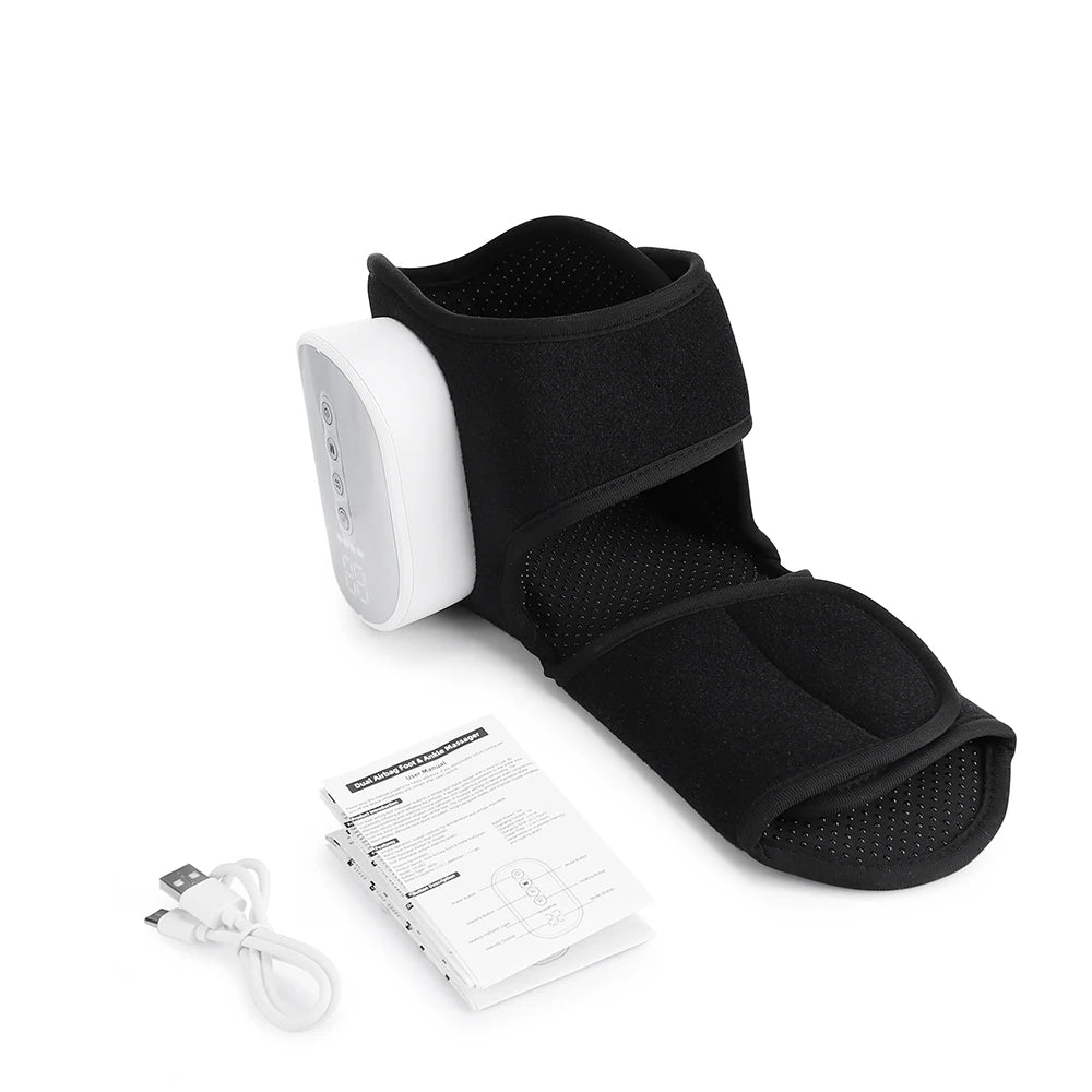Cordless Heated Air Compression Foot and Ankle Massager - 19