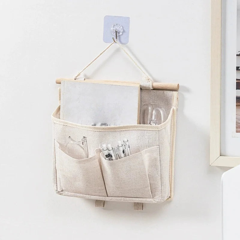 Wall Mounted Hanging Storage Organizer for Bedroom and Dorm