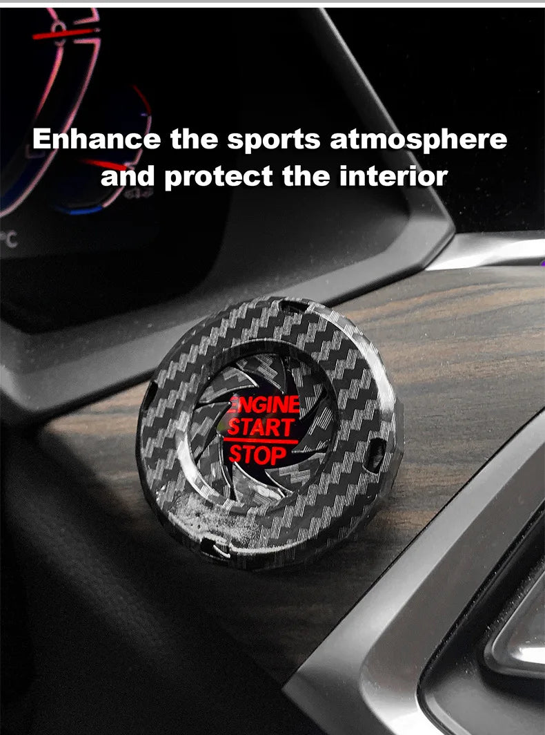 Universal Push Start Engine Button Protection Cover