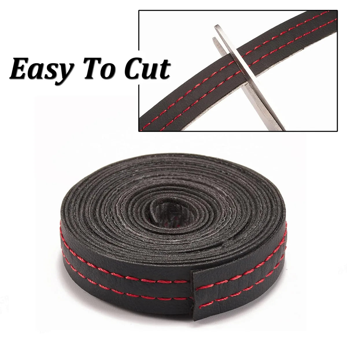 Self-Adhesive Car Interior Decorative Leather Trim Strip - 5