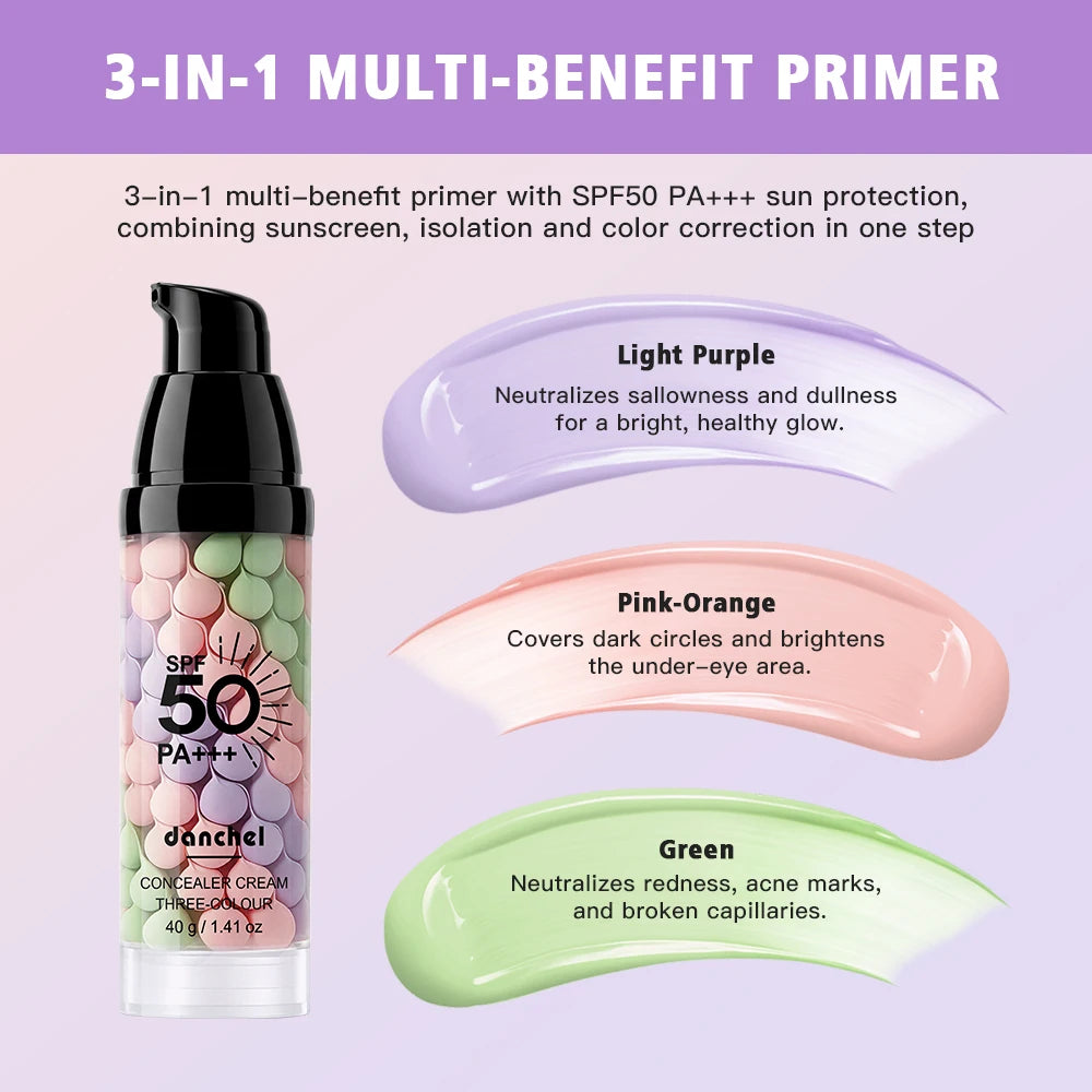 3-Color Correcting Face Primer with SPF 50