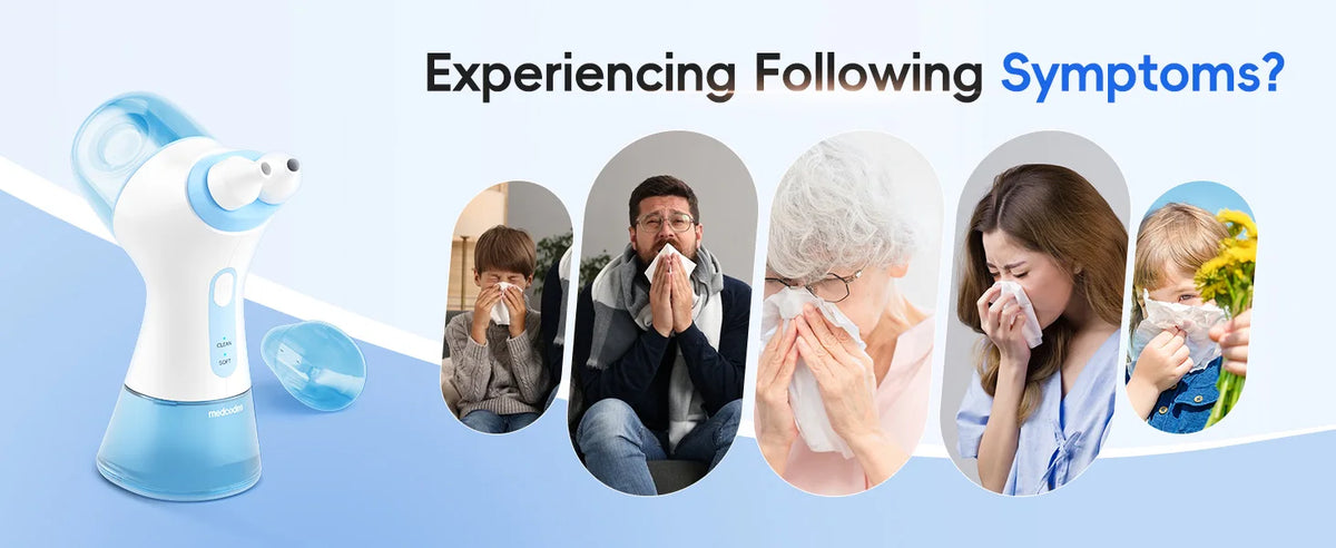 Electric Nasal Irrigation System for Sinus and Allergy Relief