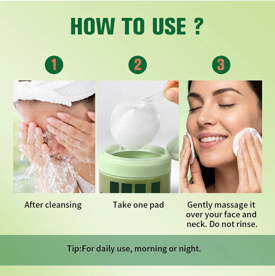 Brightening Nicotinamide Daily Facial Toner Pads