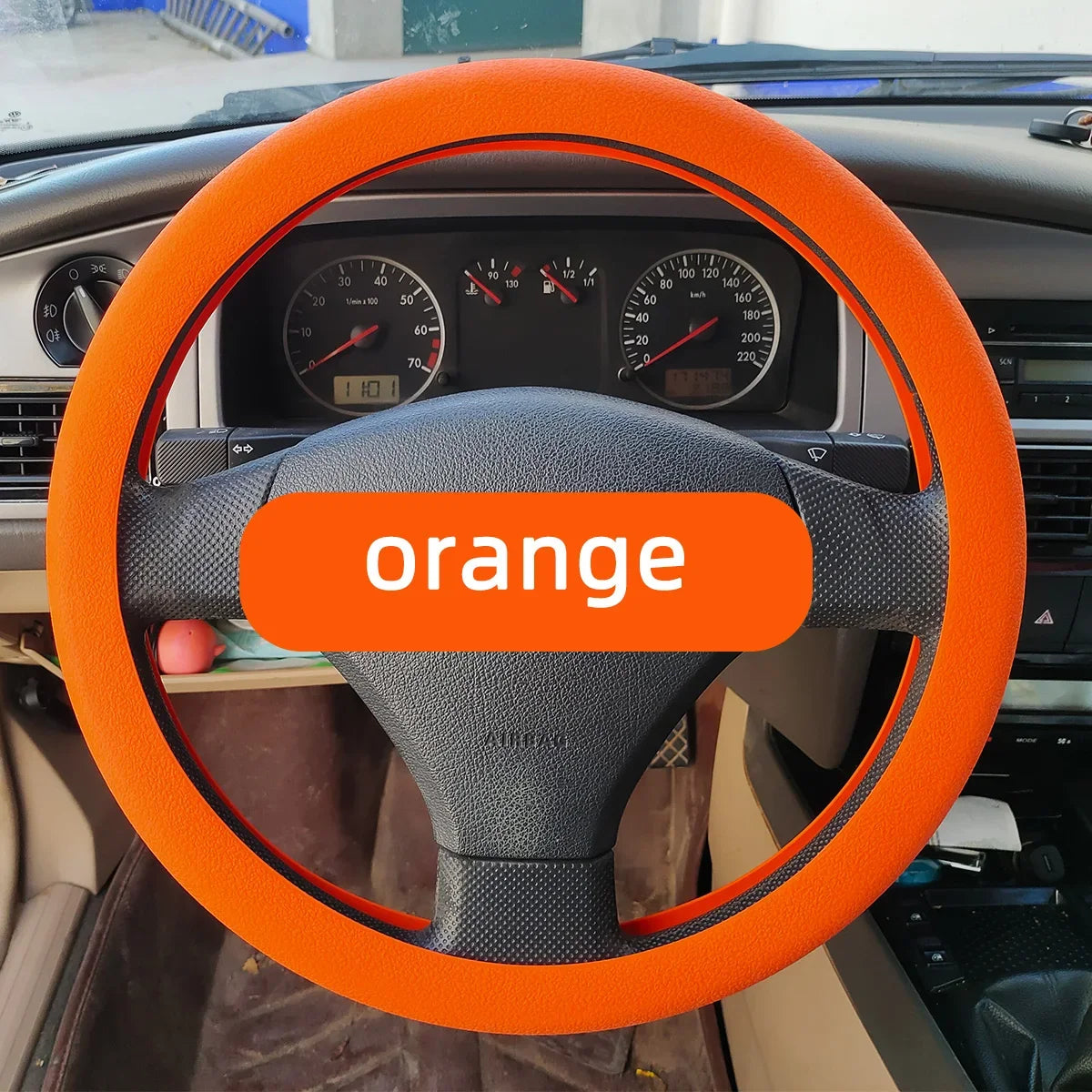 Non-Slip Elastic Silicone Steering Wheel Cover