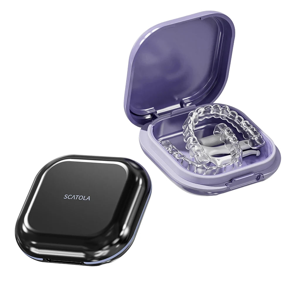 Portable Orthodontic Aligner and Denture Storage Case - 2