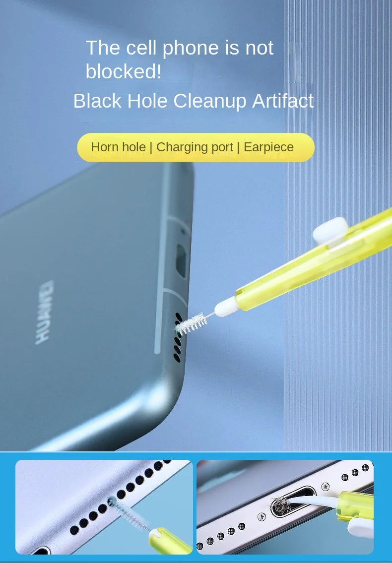 Mobile Phone Charging Port and Speaker Cleaning Tool Kit - 7